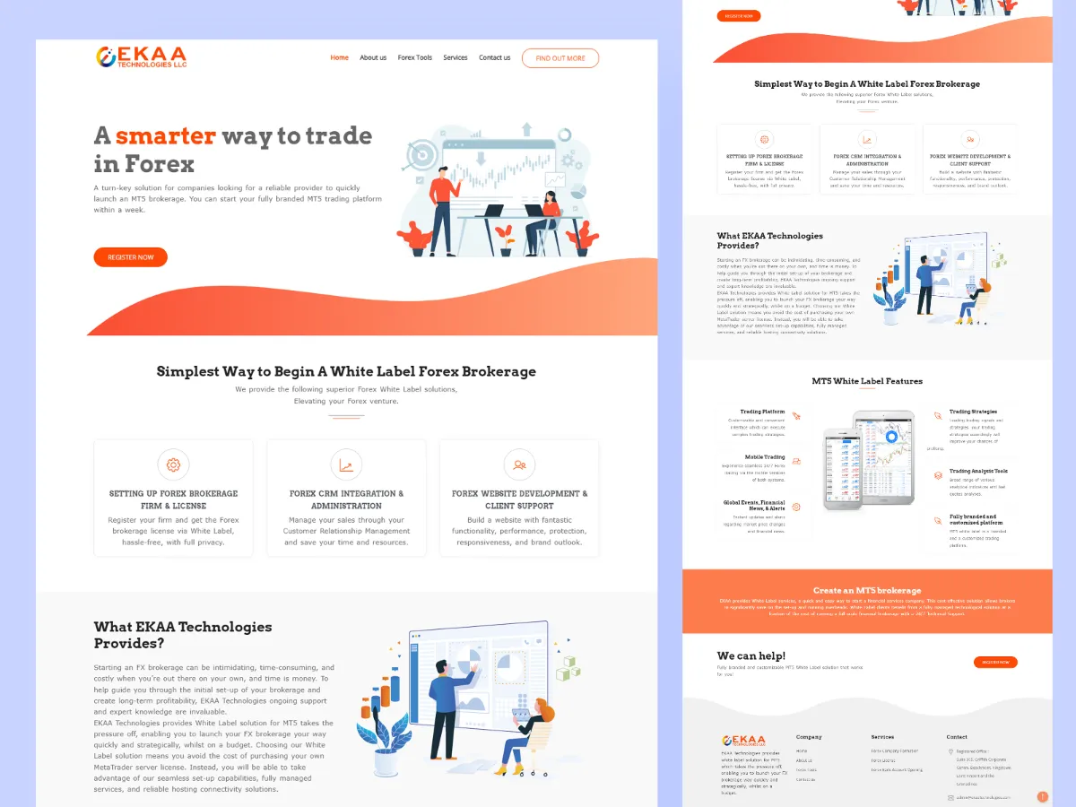 EKAA Website Design