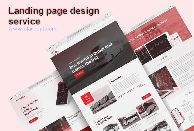Landing Page Design in Dubai | website design Dubai
