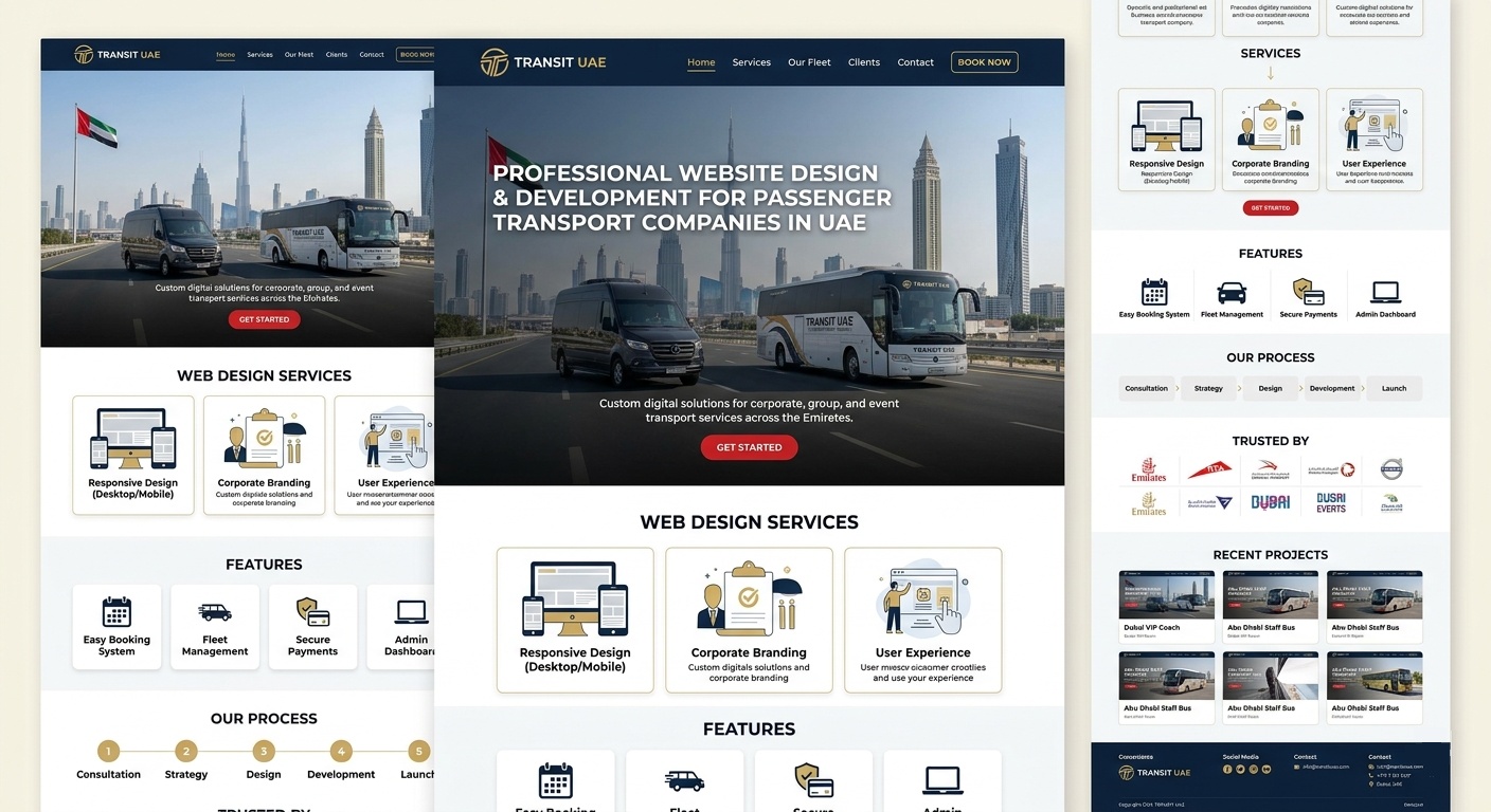 Passenger Transport Industry Web Solutions UAE